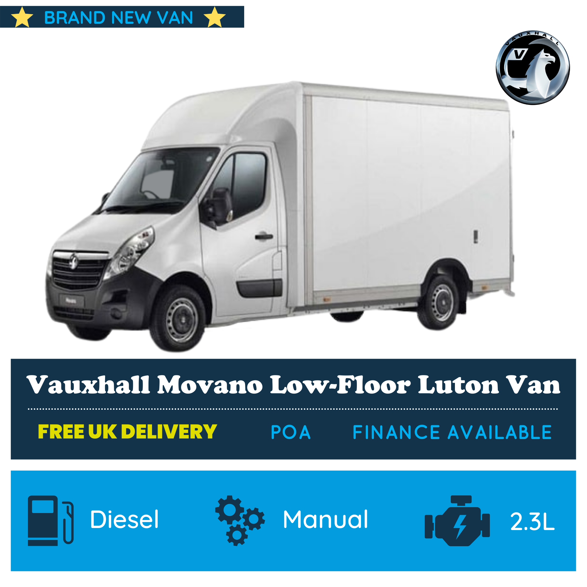 Vauxhall Luton Van Low Floor
