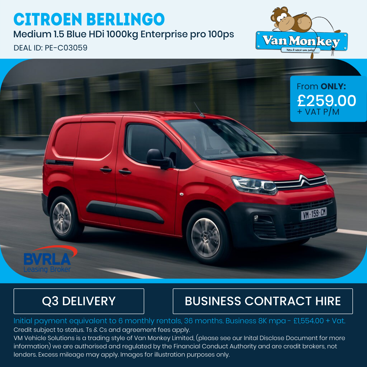 Leasing Deal Citroen Berlingo