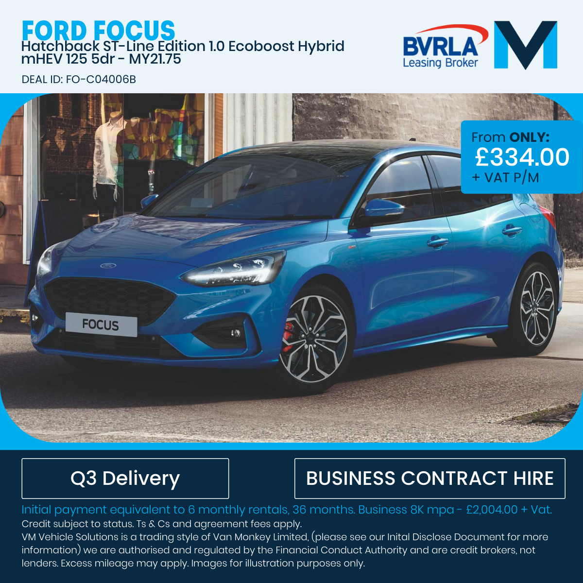 Ford Focus LEASE DEAL