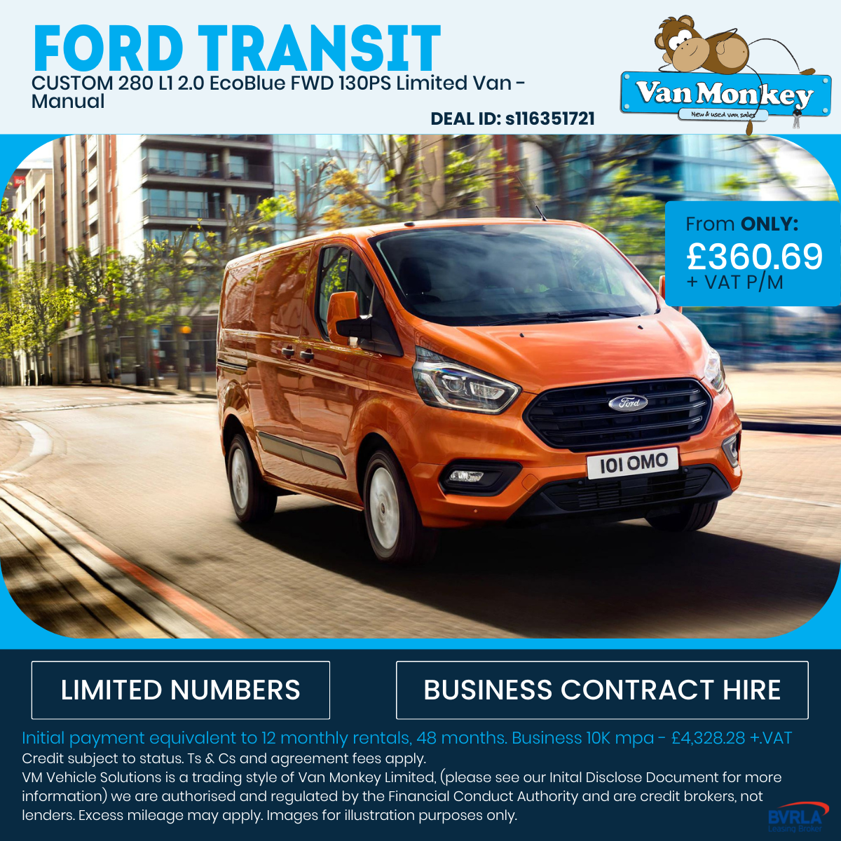 Ford Transit Custom 280 L1